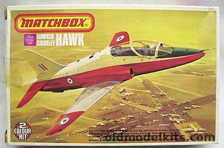 Matchbox 1/72 Hawker Siddeley Hawk HS-1182, PK27 plastic model kit